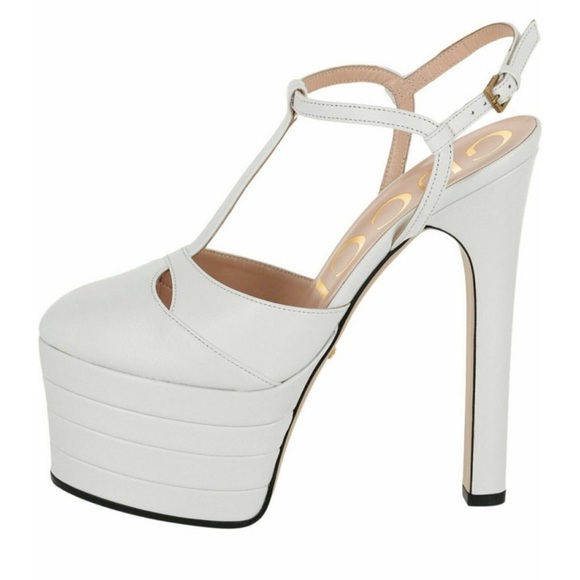 Gucci Platform Leather Pumps - Picture 4 of 8